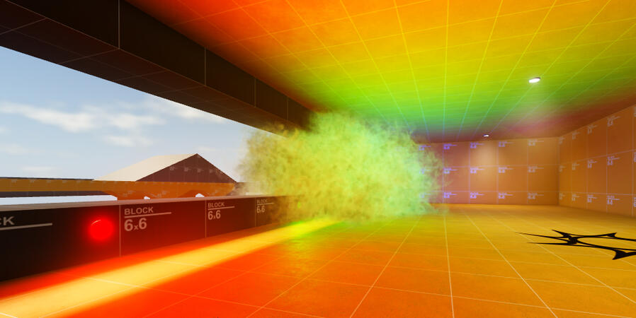 Volumetric lights and smokes
